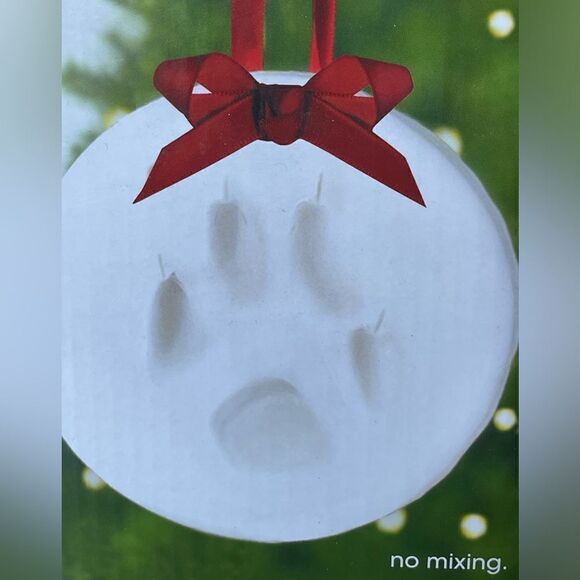 Pearhead Pawprints Ornament Capture Your Fur Babies Foot Print - Picture 4 of 10